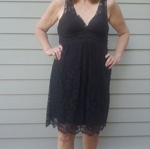 Black cocktail dress